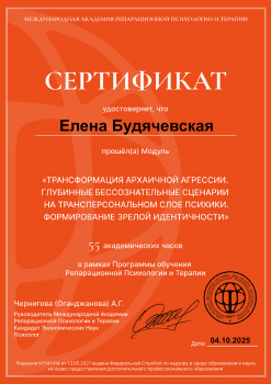 Сертификат модуль 4 3400